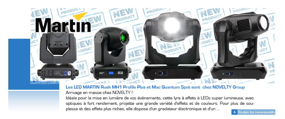 Les MARTIN Rush MH1 Profile sont chez NOVELTY Group