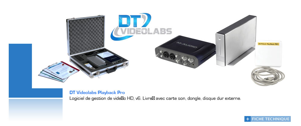 Playback Pro de DT Videolabs chez NOVELTY Group