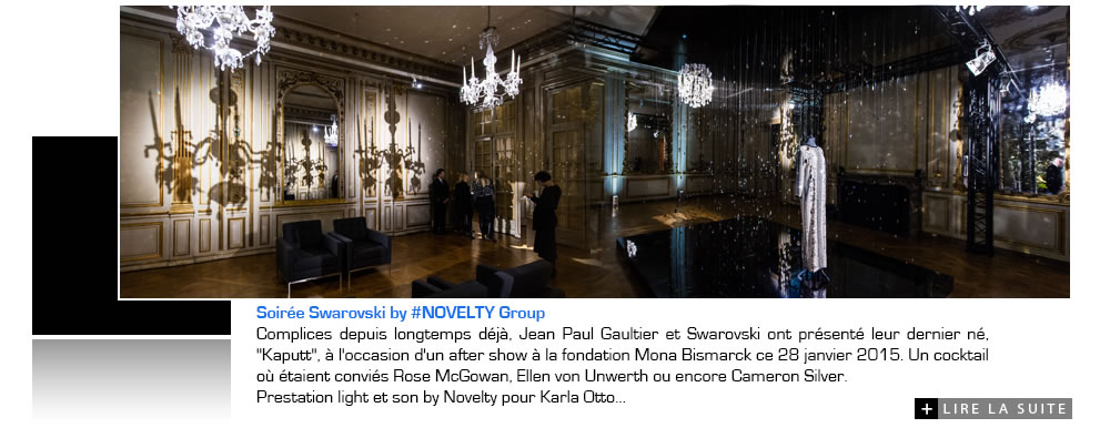 Soirée Swarovski, by #NOVELTY Paris