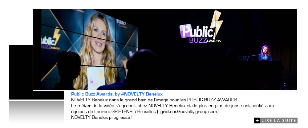 Public Buzz Awards, by Novelty Benelux