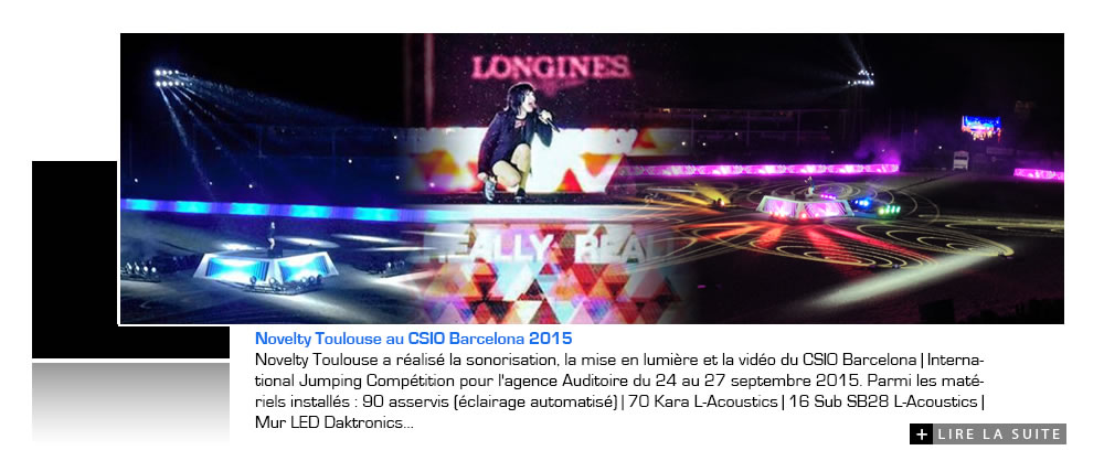Novelty Toulouse au CSIO Barcelona 2015 Novelty Toulouse au CSIO Barcelona 2015