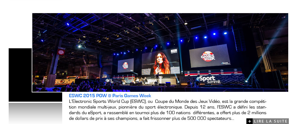 ESWC 2015 PGW @ Paris Games Week - Groupe Novelty ESWC 2015 PGW @ Paris Games Week - Groupe Novelty