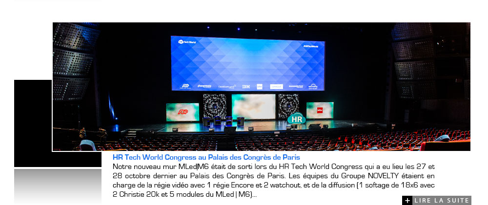 Groupe Novelty HR Tech World Congress au Palais des Congrès de Paris
