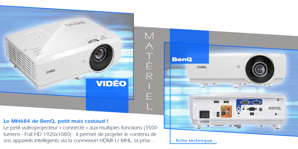 BenQ MH684 chez #GroupeNovelty