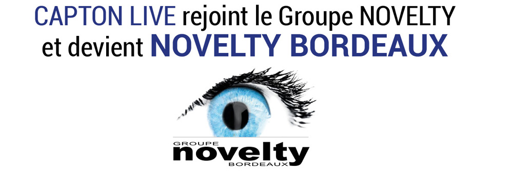 Capton Live intégre Groupe Novelty et devient Novelty Bordeaux