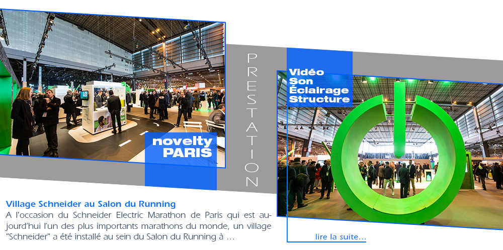 Village Schneider au Salon du Running avec Groupe NOVELTY