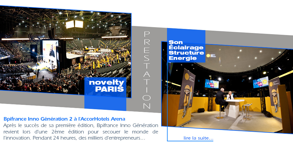 Bpifrance Inno Génération 2 à l'AccorHotels Arena par Groupe Novelty