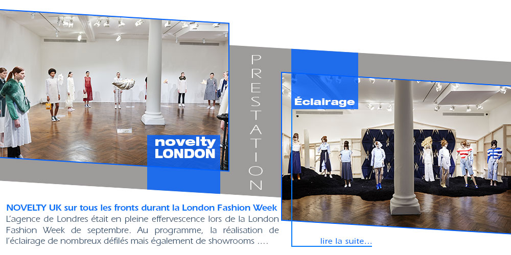 Fashion Week London | Schrimps avec NOVELTY groupe