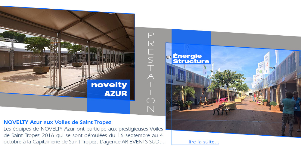 NOVELTY Azur aux Voiles de Saint Tropez