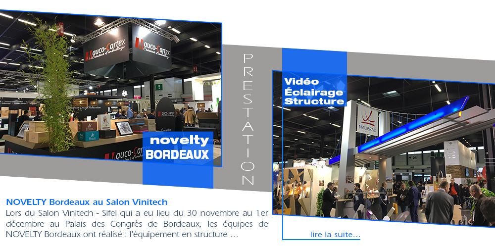 NOVELTY Bordeaux au Salon Vinitech