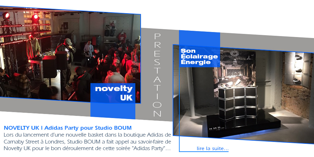 NOVELTY UK | Adidas Party pour Studio BOUM