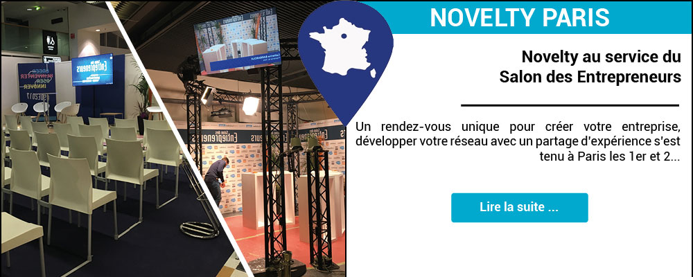 Novelty au service du Salon des Entrepreneurs