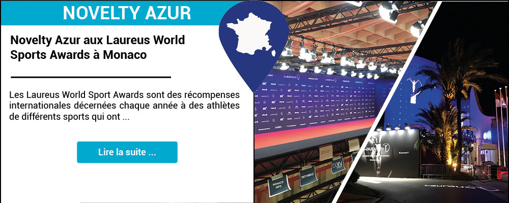Novelty Azur aux Laureus World Sports Awards à Monaco
