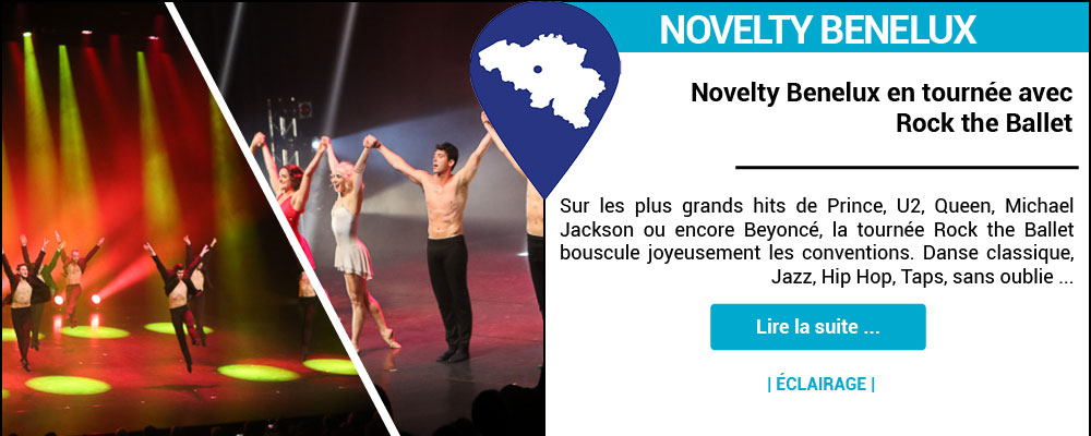 Novelty Benelux en tournée avec Rock the Ballet