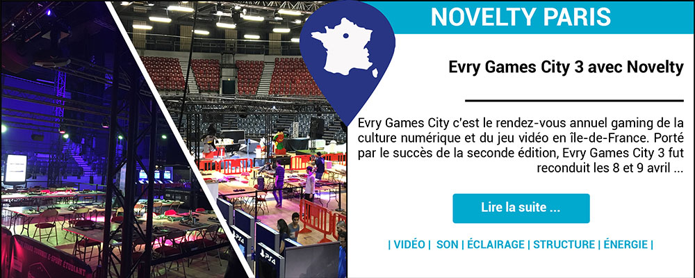 Evry Games City 3 avec Novelty