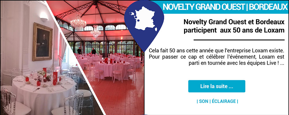 Novelty Grand Ouest participe aux 50 ans de Loxam