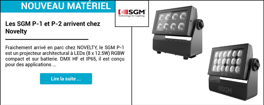 Les SGM P-1 et P-2 arrivent chez Novelty