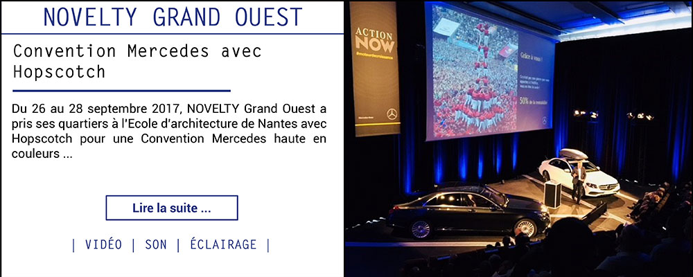 Convention Mercedes avec Hopscotch et NOVELTY Grand-Ouest