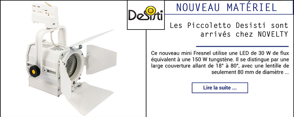 Les Piccoletto Desisti sont arrivés chez NOVELTY