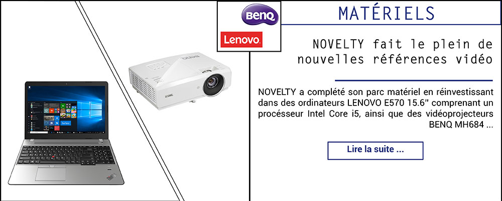 NOVELTY fait le plein de nouvelles références vidéo