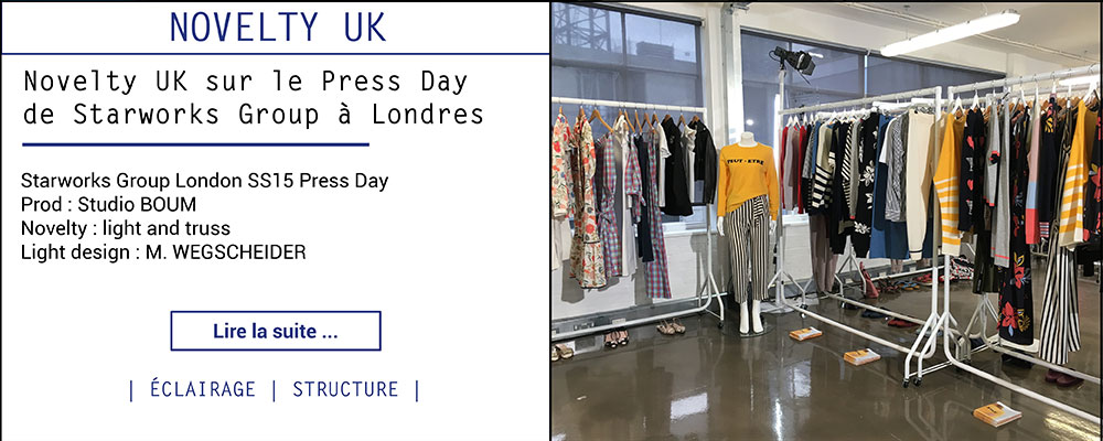 Novelty UK sur le Press Day de Starworks Group à Londres