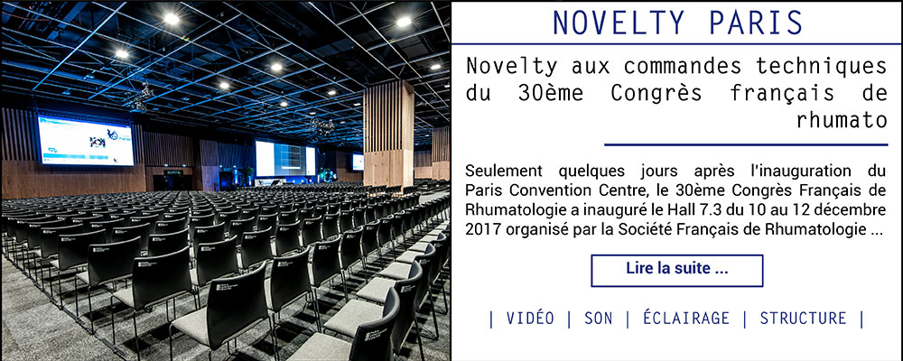 Novelty aux commandes techniques du 30ème Congrès français de rhumatologie