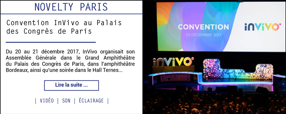 Convention InVivo au Palais des Congrès de Paris