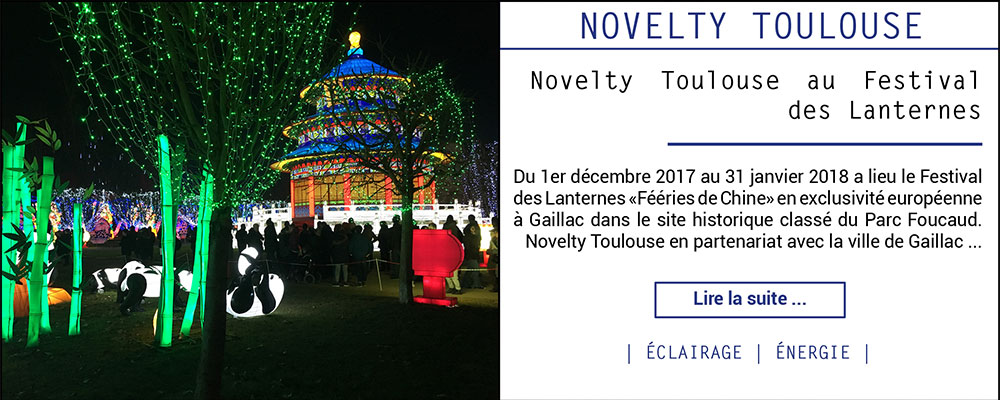 Novelty Toulouse au Festival des Lanternes