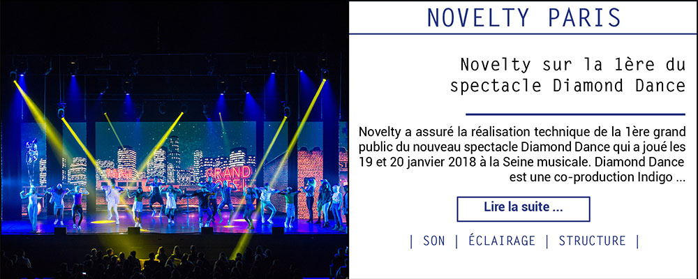 Novelty sur la 1ère du spectacle Diamond Dance