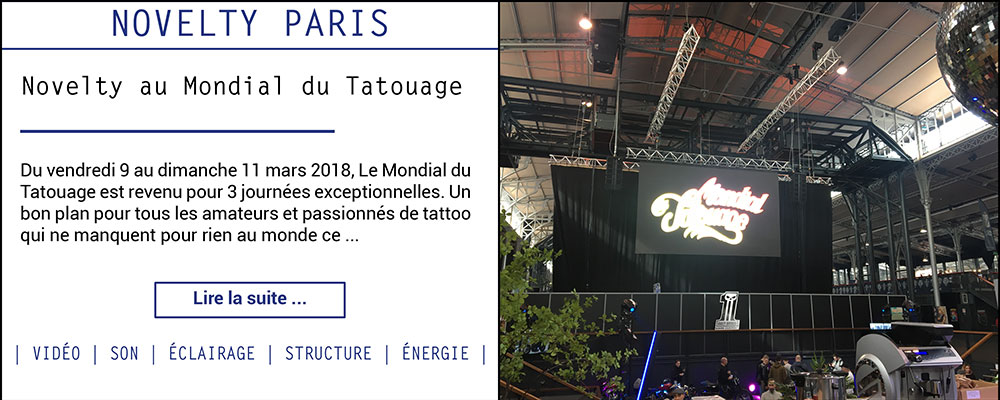 Novelty au Mondial du Tatouage