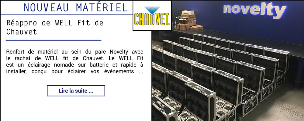 Réappro de WELL Fit de Chauvet