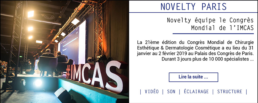 Novelty équipe le Congrès Mondial de l'IMCAS