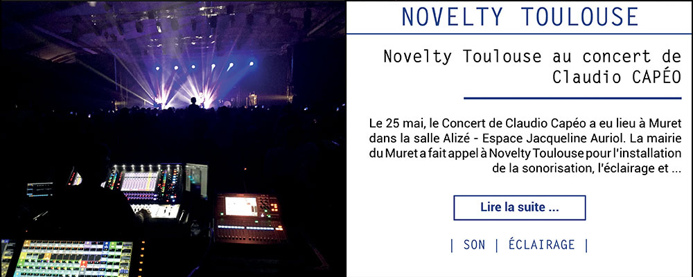 Novelty Toulouse au concert de Claudio CAPÉO