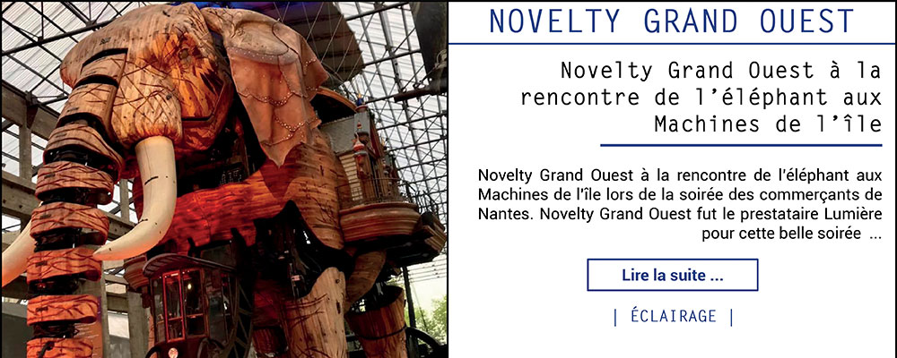 Novelty Grand Ouest à la rencontre de l'éléphant aux Machines de l'île