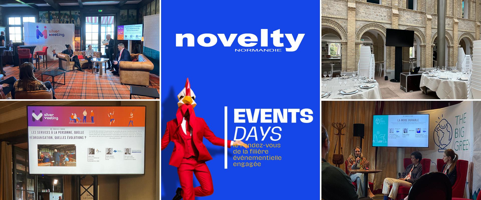 Visuel Novelty Normandie à la techniques des Events Days