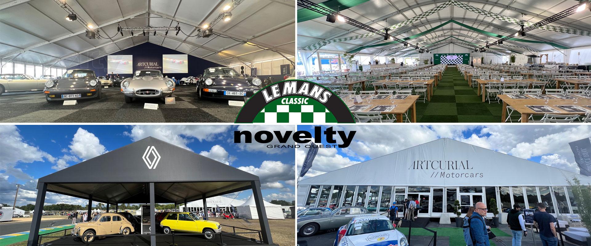 Visuel Le Mans Classic avec Novelty Grand Ouest 