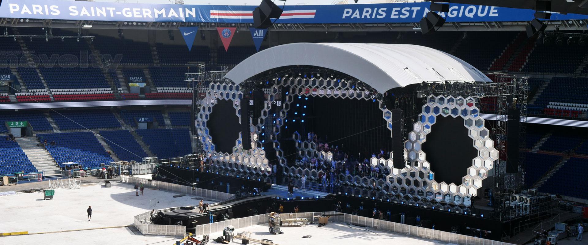 Visuel Novelty Auvergne-Rhône-Alpes au Parc des Princes pour DADJU