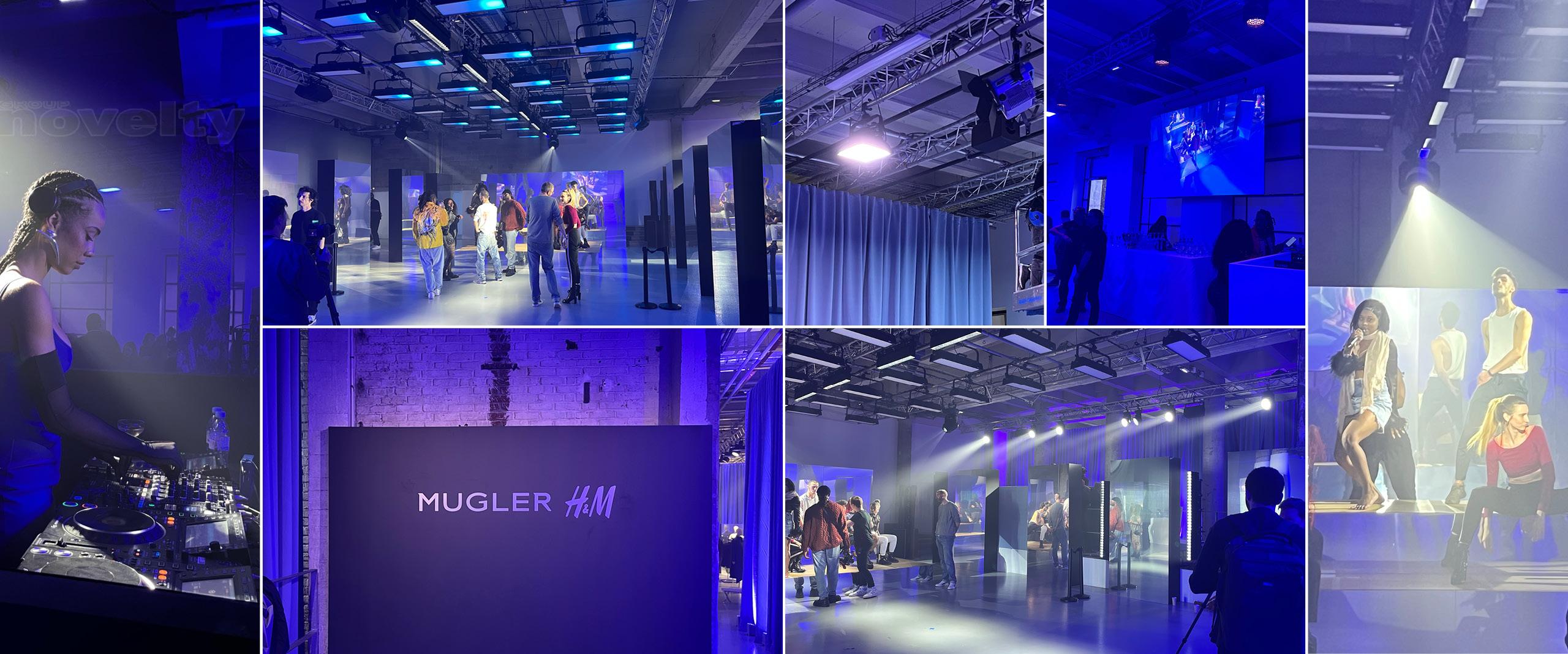 Visuel MUGLER H&M avec Novelty Paris