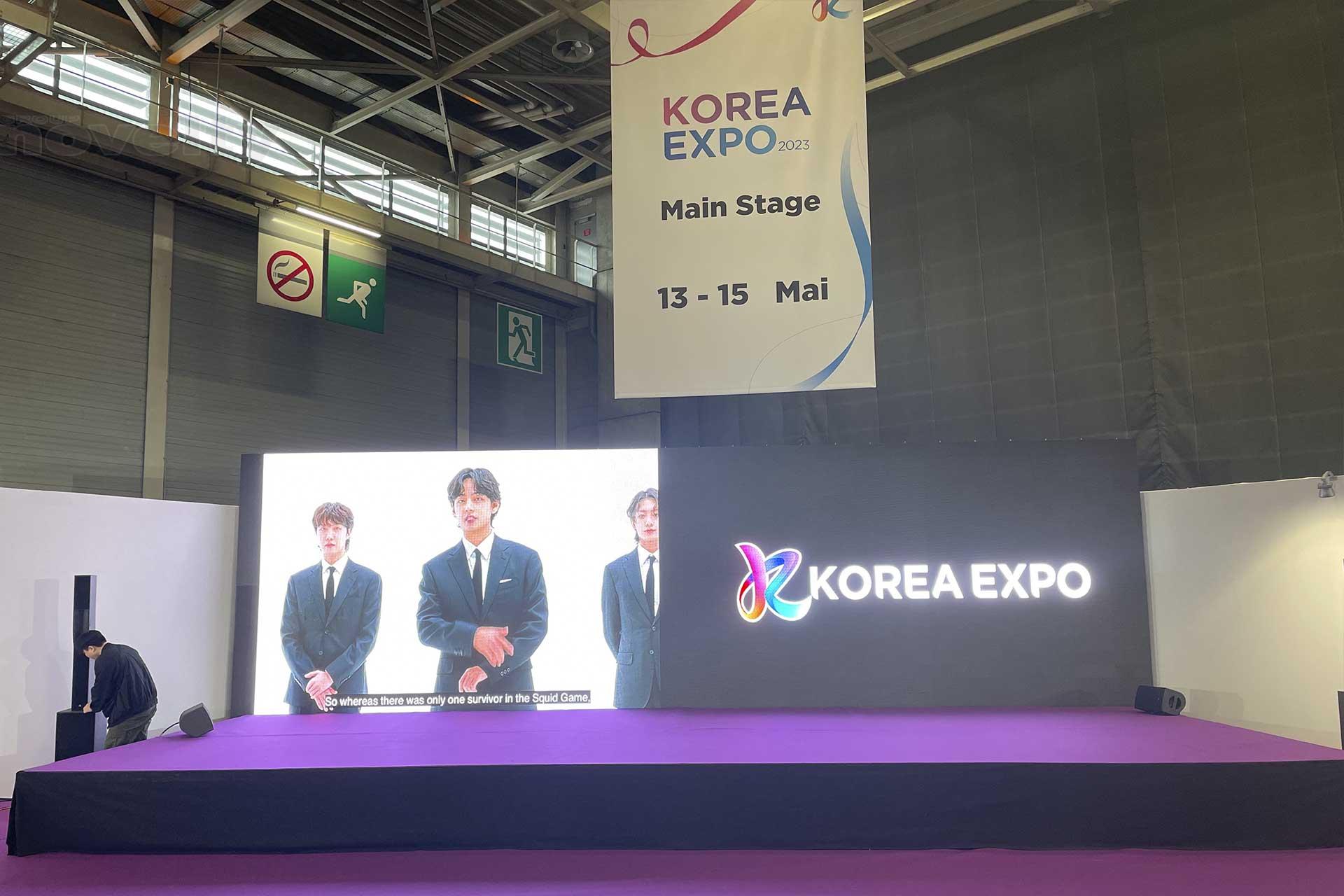 Korea Expo avec Novelty Paris Novelty Group, leader de la prestation