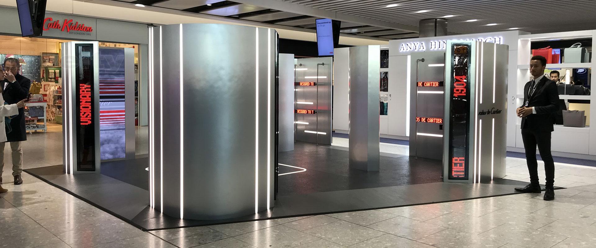 Cartier Popup Store Heathrow Airport March 2019 Novelty Group