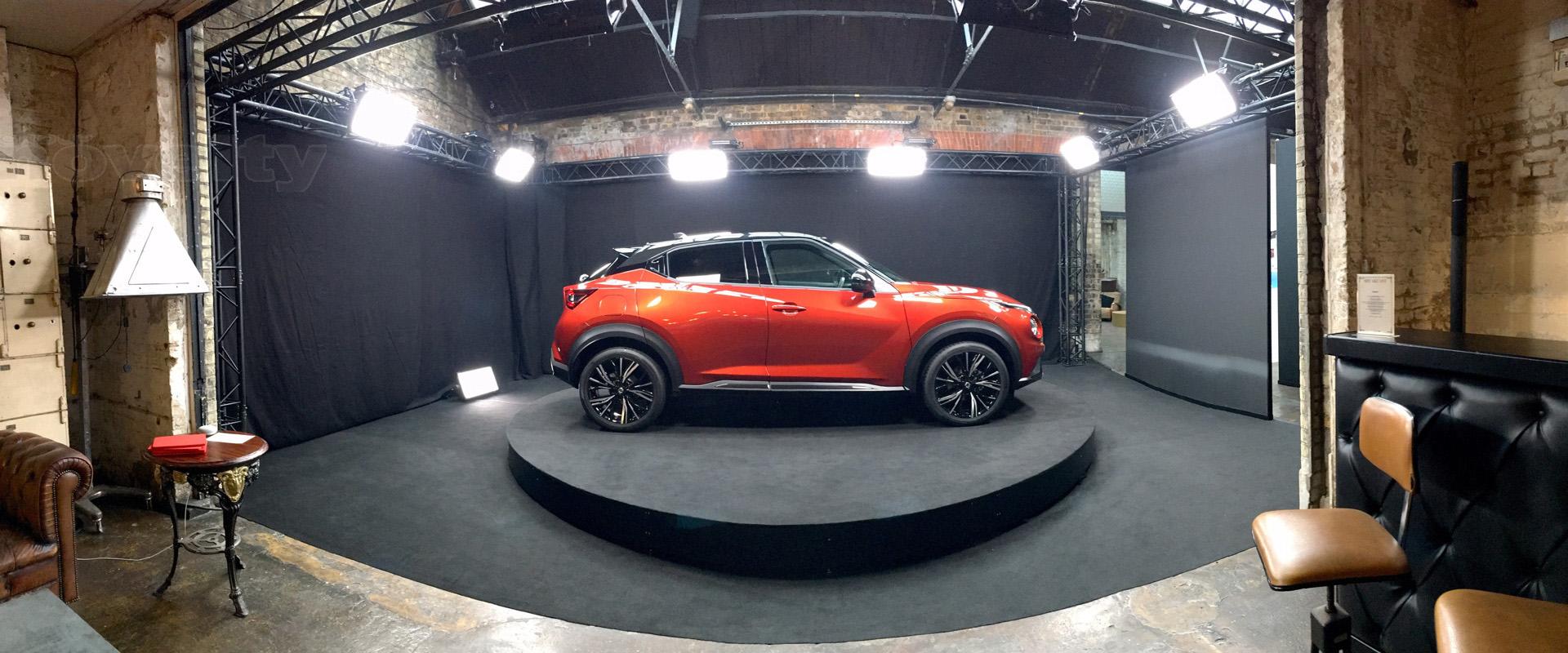 Visuel Nissan Juke press launch event in East London