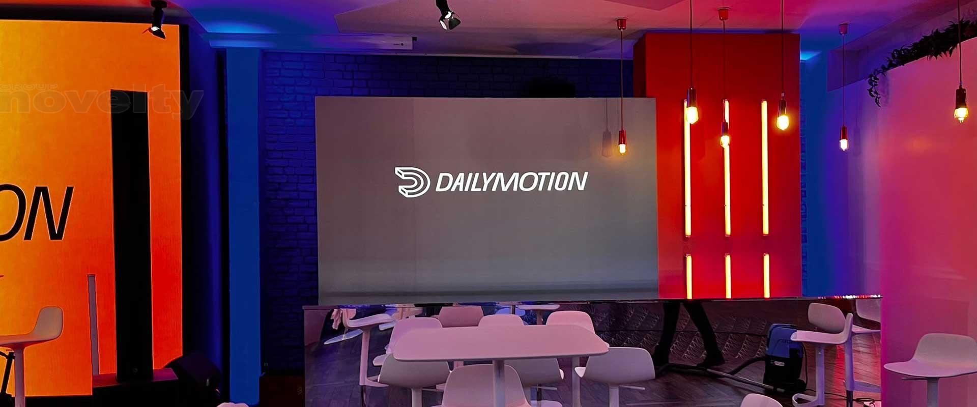 Visuel Soirée Dailymotion avec Novelty Paris