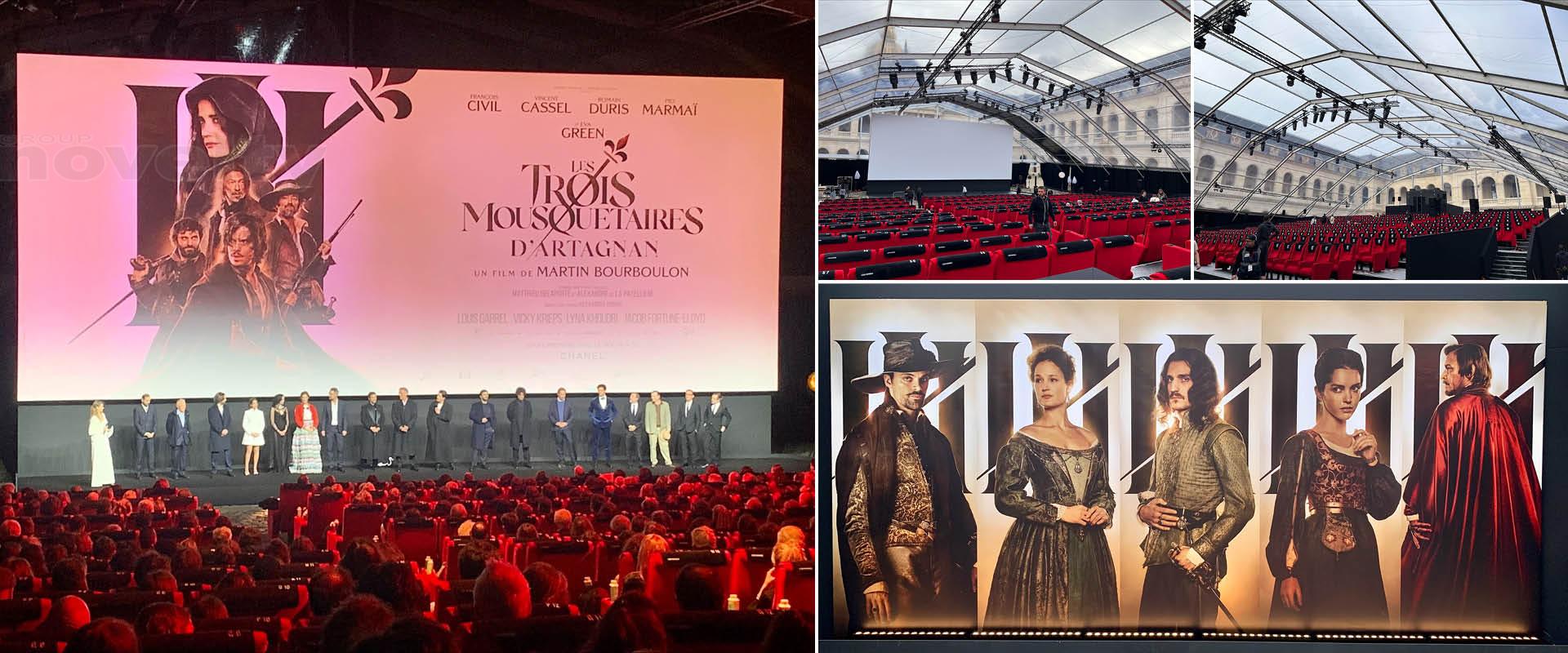 Visuel Avant-première Les 3 Mousquetaires D\'Artagnan avec Novelty Paris