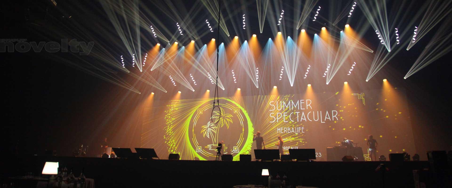 Visuel  Herbalife à l\'Arkéa Arena pour Summer Spectacular