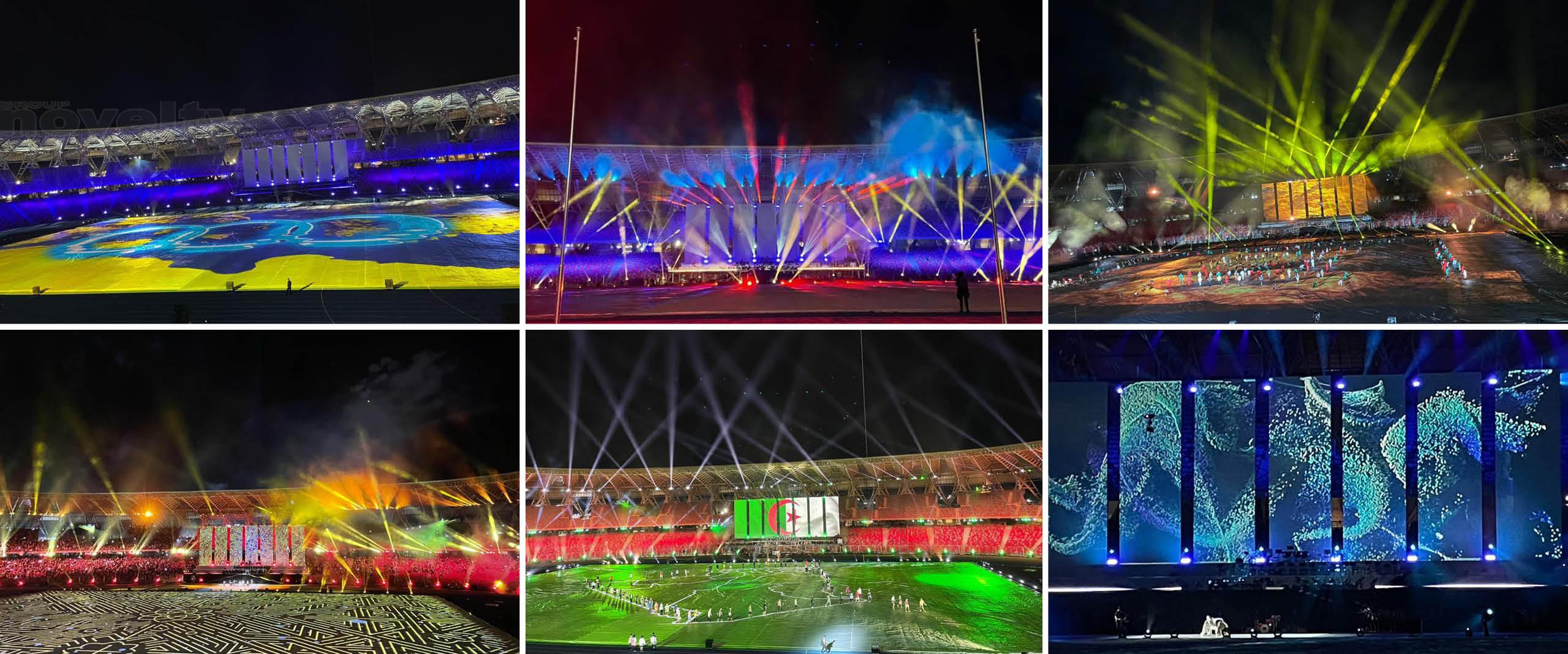 Visuel NOVELTY at the Opening Ceremony of the Mediterranean Games in Oran