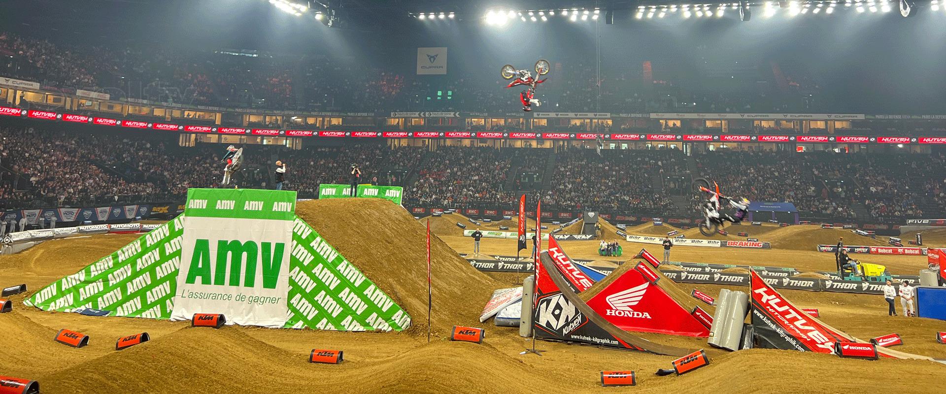 Visuel Novelty au Supercross de Paris 2023