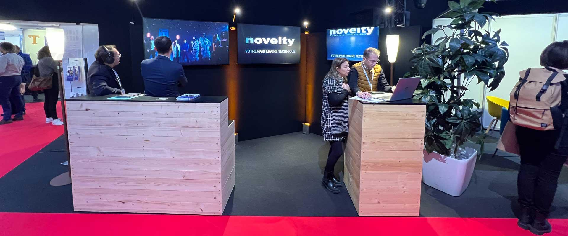 Visuel Novelty AURA au Salon SBE 