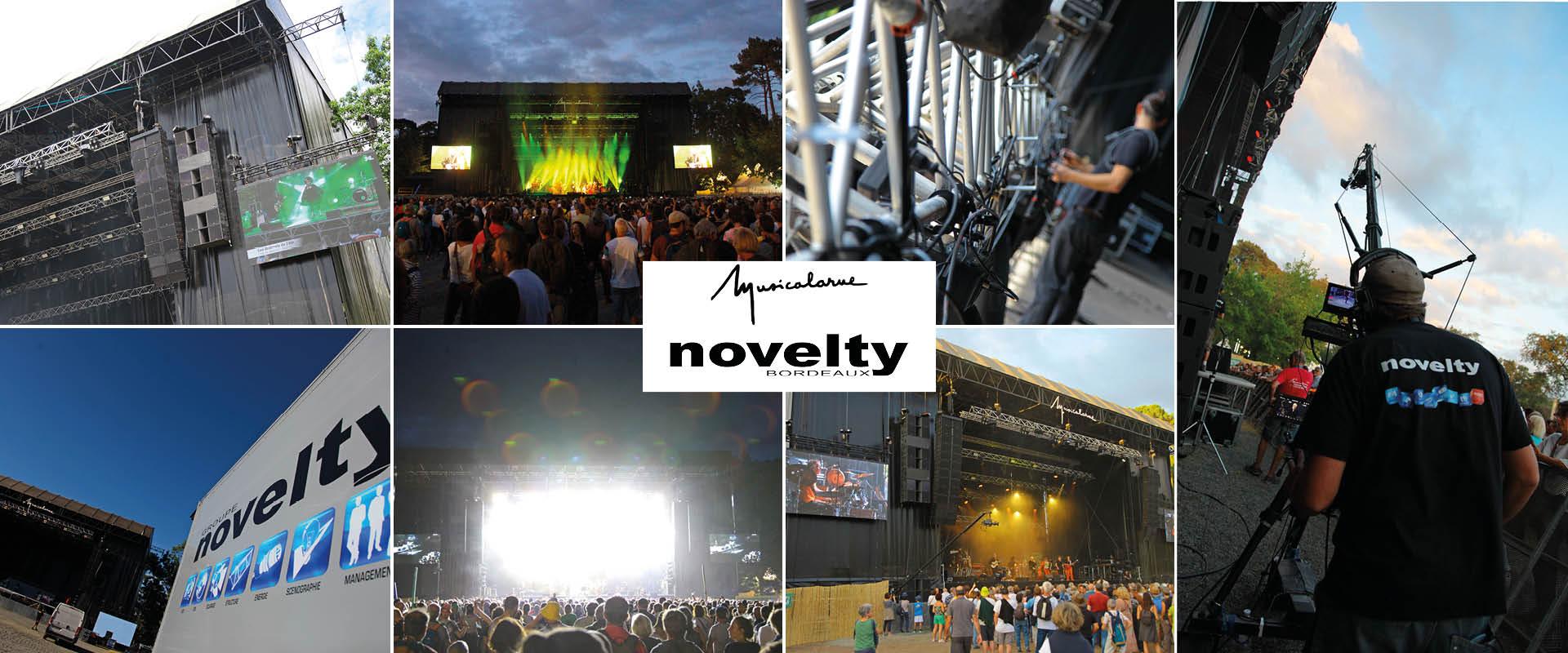 Visuel Novelty Bordeaux sur le Festival Musicalarue