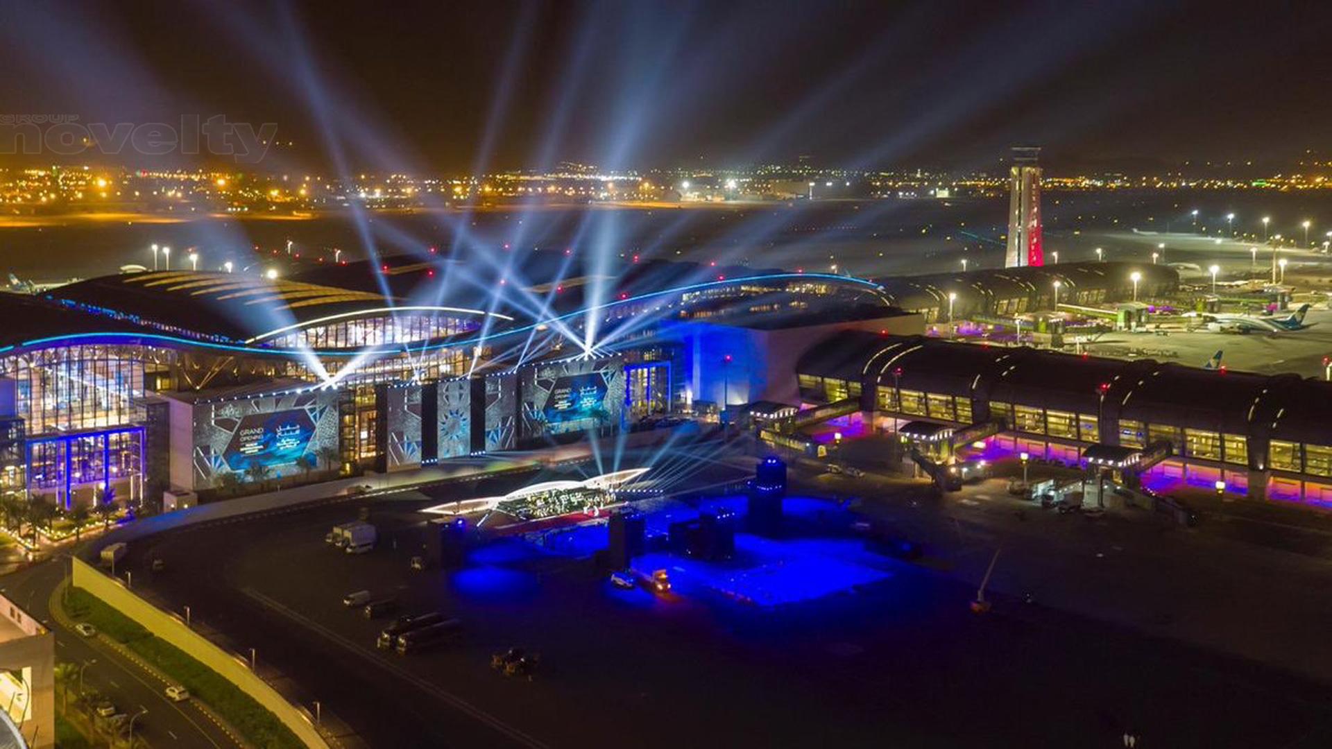 Visuel Muscat International Airport Opening with Novelty Middle East 