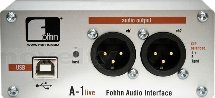 Visuel Interface USB Audio FOHHN A-1 Live